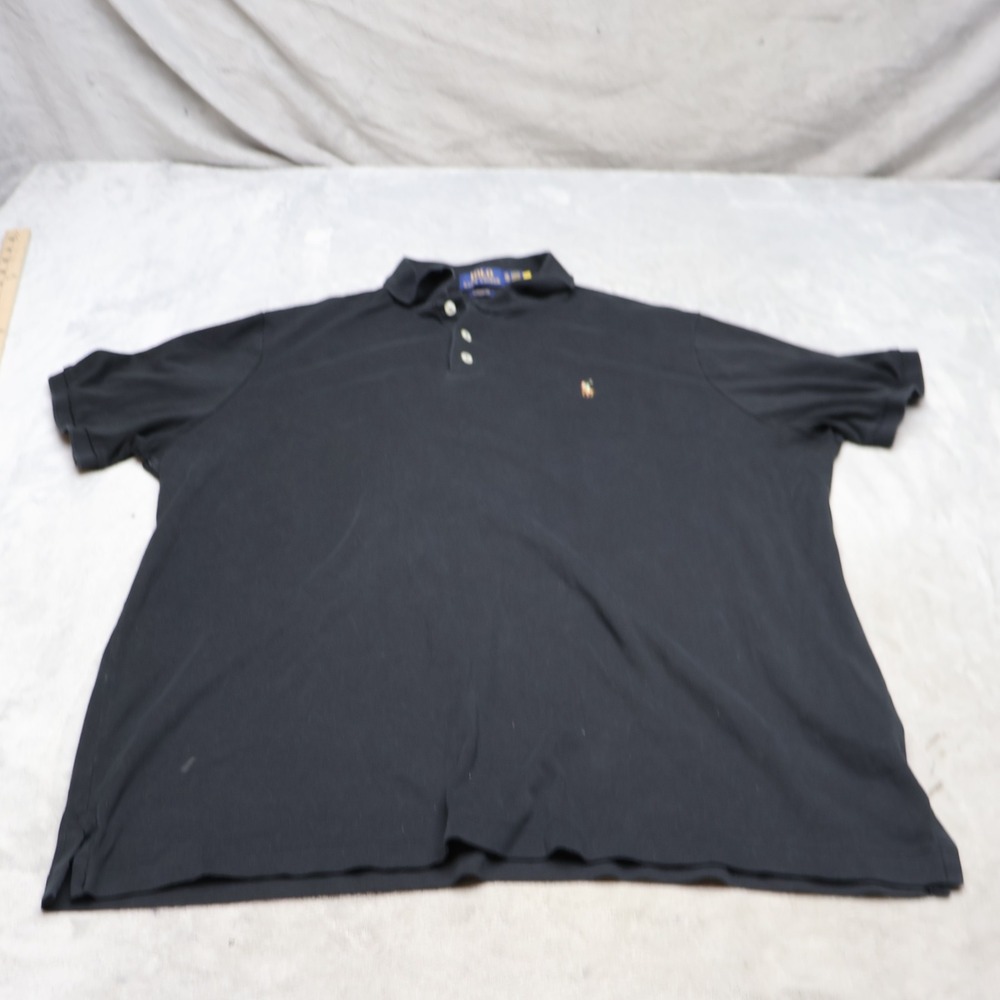 Polo Ralph Lauren Polo Shirt Mens XL Black Classic Fit Short Sleeve Casual Golf